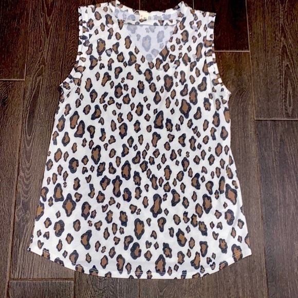 7th ray leopard cut out tank - Picture 1 of 3